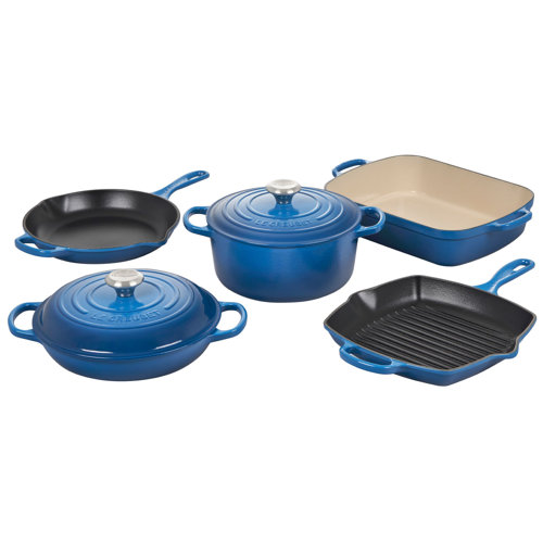 Le Creuset Signature Enameled Cast Iron 7 Piece Cookware Set & Reviews
